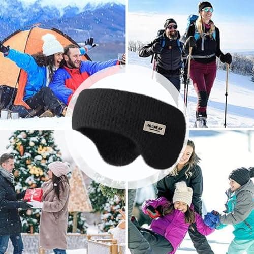 Noise Cancelling Ear Muffs, Soundproof Earmuffs For Sleeping, Noise Cancelling Sleep Headband For Adults, Ears Muffs For Sleeping, Winter Warm Blackout Eye Muff & Noises Cancellingg Ear Muff — view 4
