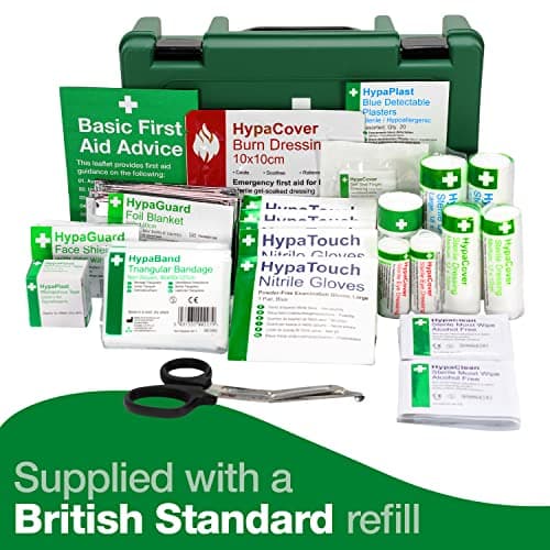 Safety First Aid Group K3170SM Economy Catering Kitchen First Aid Kit, Small Fully-Stocked 1-10 Persons British Standard — view 6