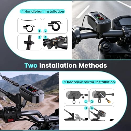 Motorbike USB C Charger USB Charger Socket 12V Motorbike — view 5