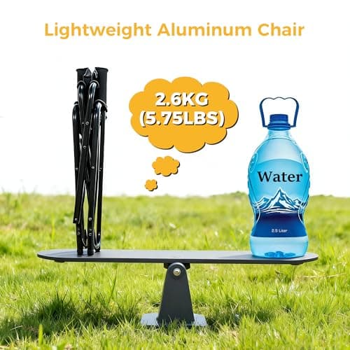 OUTSIDER Aluminium Directors Chair Lightweight Folding Camping Chair 1pc — view 6
