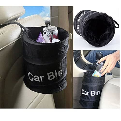 plastific Collapsible Car Trash Bin Leakproof Foldable Vehicle Storage Bin — view 2