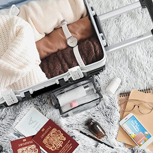 Flight Knight Premium Travel Suitcase - 8 Spinner Wheels - Built-in TSA Lock Lightweight Aluminium Frame, ABS Hard Shell Carry on Check in Luggage Highly Durable - Approved for Over 100 Airlines — view 5