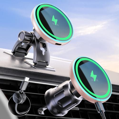 MOKPR for Magsafe Car Mount Charger, 15W for Magsafe Car Charger