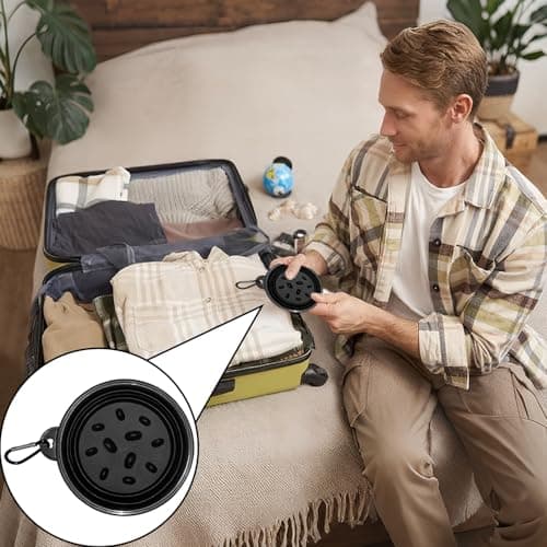 Shaving Bowl,Foldable Travel Shaving Bowl for Shave Cream, Silicone Shaving Cup for Wet Shaving for Men — view 5