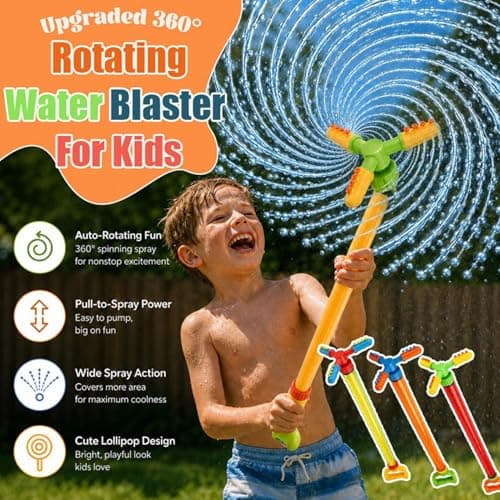 360° Rotating Large Capacity Fun Water Guns — view 2