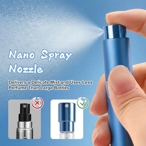 3PCS 8ML Travel Perfume Atomizer Refillable, Mini Fragrance Spray Bottle — view 3