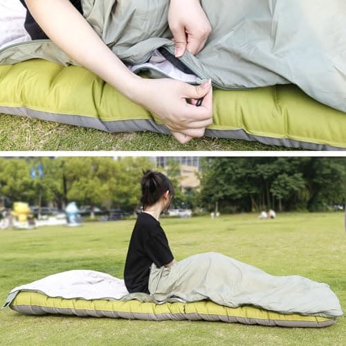 NewDoar Ultralight Backpacking Sleeping Bag 50-70°F, 1.5lbs, Waterproof & Machine Washable, 2-Way Zipper for teens,Couples,Women,Men Compact for Hiking/Camping (M/L Sizes) — view 5