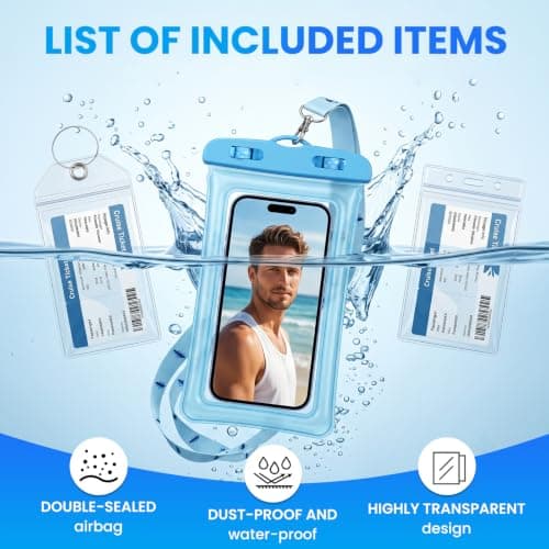 MIKEDE Cruise Essentials 2026 ship Travel essential Luggage Kits, Clear, Set — view 4