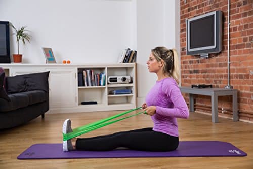 Meglio Resistance Band, 2m, Green, Latex Free, With Exercise Guide — view 4