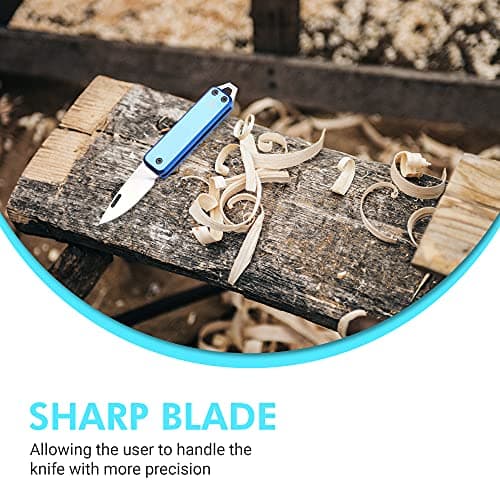 Whitby Pocket Knife, 1.75" Survival Stainless Steel Folding Knives UK Legal — view 3
