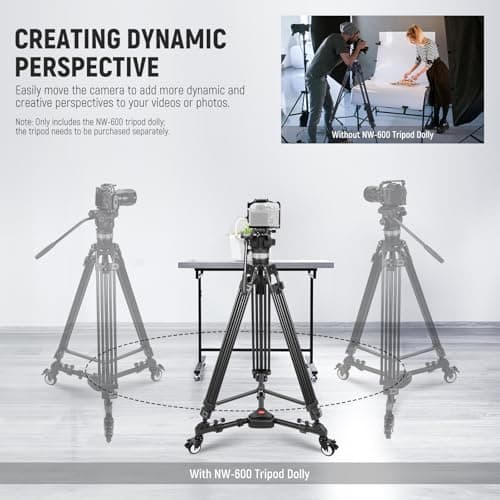 NEEWER Photography Tripod Dolly — view 2