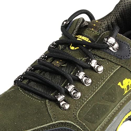 CCSOFTIME 2 Pairs Round Black Boot Laces,90cm Short Heavy Duty Boot ShoeLaces for Work Shoes Hiking Walking Boots and Trainers,4mm Replacement Thick Shoelaces for Womens Mens Kids(Black-90cm) — view 2