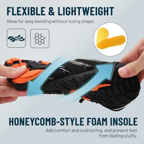 Barefoot Shoes Mens Womens Wide Toe Trail Running Trainers Lightweight Comfortable Workout Shoes for Hiking Fitness Walking Unisex,Red 11UK — view 5