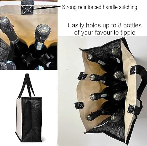 Print4U Just Married Large Canvas Tote Bag Bride Wedding Gift Bridal Bag Natural — view 6