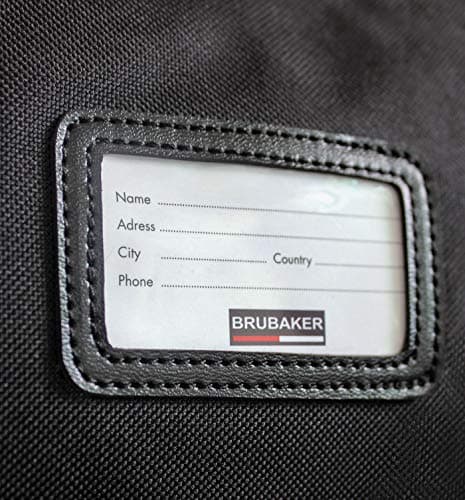 BRUBAKER Combo Grenoble - Ski Boot Bag and Padded Ski Bag up to 74 3/4 Inches - Black/Golden — view 6