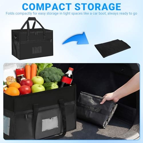 YINKIGI 40 L Large Cool Bag, Insulated Soft Cooler Bag Reusable — view 5