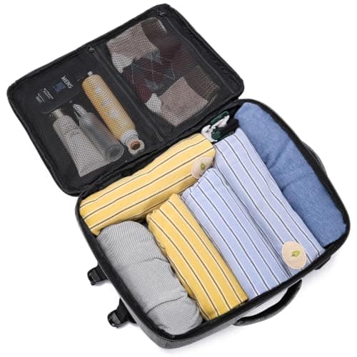 Cabin Bags 40x30x20 for Ryanair Eurowings Wizz Air Underseat 24L Small Travel Backpack Cabin Size Rucksack for Plane Hand Luggage Backpack Flight Bag Ryan Air Cabin Bag with USB Charging Port-Grey — view 5