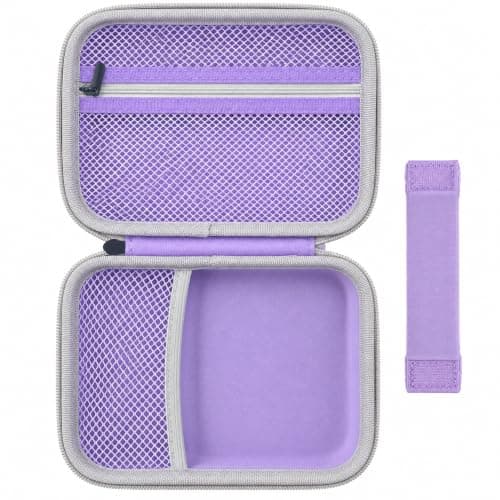 Kids Camera Case Portable Storage Bag Compatible with Gofunly/Himont/Camclid/Etikez/Tiatua/Calinegam/Dylanto/Astgmi/Hangrui/Operhoo/Yorkoo/Uionvo/Gktz Kids Camera Instant Print (Purple) Case Only — view 5