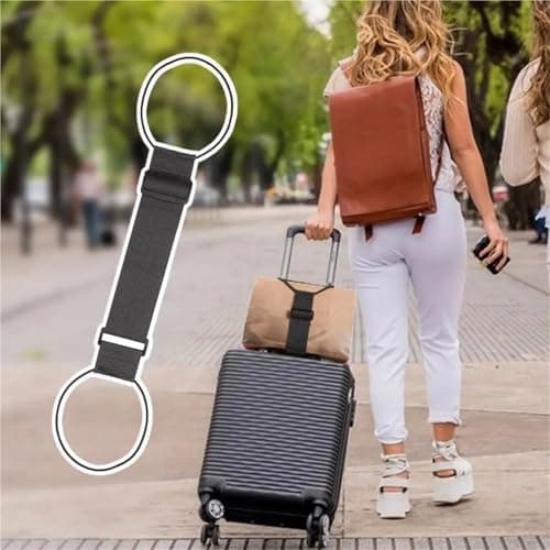 Elastic Luggage Straps 10-Pack for Suitcases Travel Bag Fastening Rope — view 3