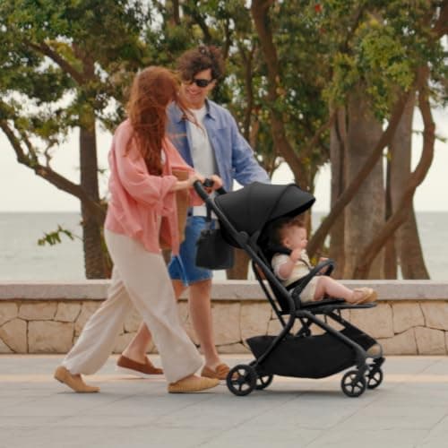 Silver Cross Nia Compact Travel Stroller, Birth to 22kg, Onyx — view 2