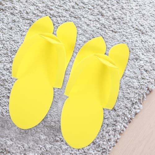 VICASKY 12 Pairs Disposable Eva Foam Pedicure Slippers for Salon Use — view 5