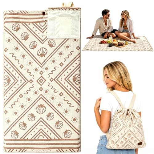 YOMOZEM 2 in 1 Beach Towel Bag Convertible Microfibre Backpack For Adults