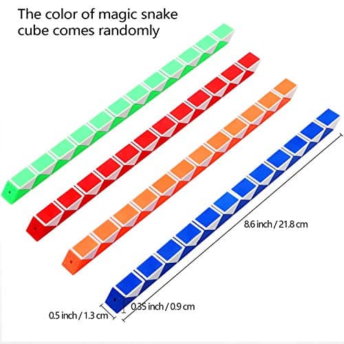 SONEER 12 Pack Party Bag Fillers,Twist Puzzle Toys,24 Blocks,Random Color — view 2