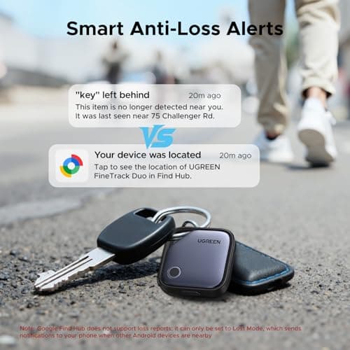 UGREEN FineTrack Air Tracker Tag for iOS & Android, USB-C Rechargeable — view 6