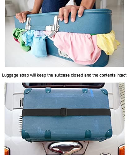 Newthinking Luggage Straps 4 Pack, 3.8x200CM Adjustable Suitcase Straps — view 5