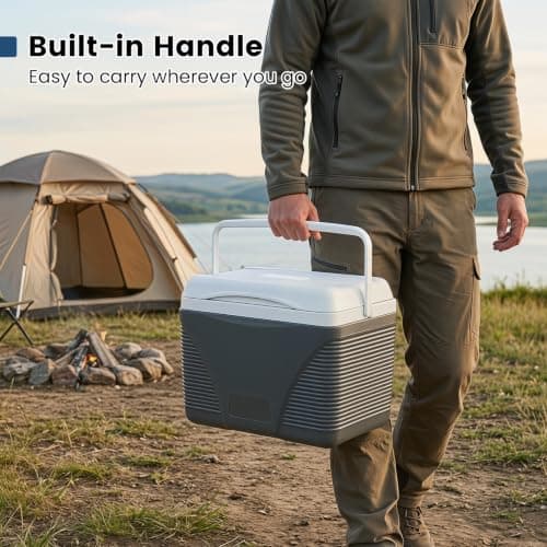 TANGZON 21 L Portable Hard Cooler Box, Heavy Duty Ice Chest (21L) — view 6