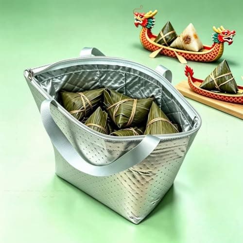 Insulated Bag Reusable Portable Waterproof Aluminum Foil — view 6