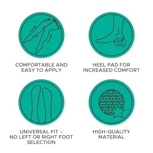 FITLEGS - Grip Anti-Embolism Open-Toe Compression Stocking 18 mmHg, M, Teal — view 5