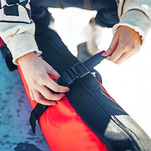 Athletico Mogul Padded Ski Bag - Fully Padded Single Ski Travel Bag (Red, 170cm) — view 4
