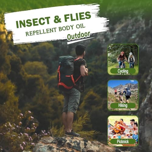 DD Teck Insect & Flies Repellent Body Oil Lavender & Peppermint Essential Oils – Skin Friendly Bug Protection for Indoor, Outdoor, Travel & Home Use (10ml Spray) — view 2