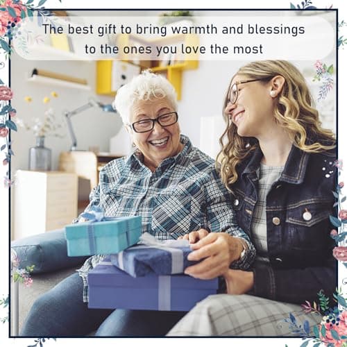 NlsqEU Grandma Birthday Gift - Flannel Blanket for Granny, Nan - 59 * 51 Inch (English) — view 6