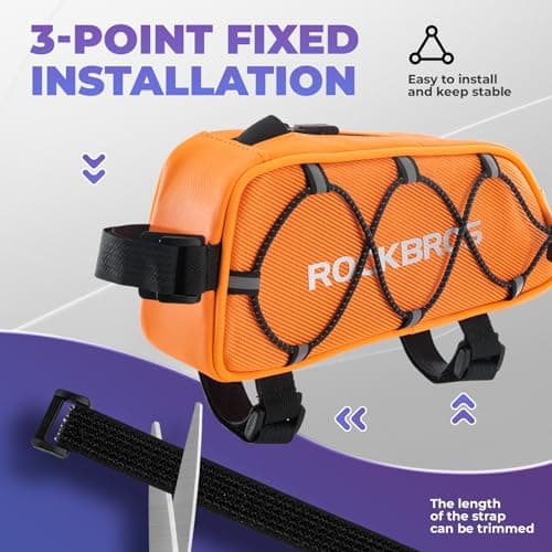 ROCKBROS Bike Frame Bag Bicycle Pouch Top Tube Bag — view 6