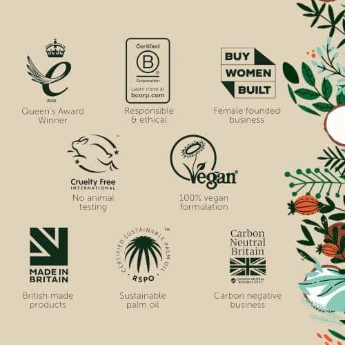 Eco Warrior Moisturising Body & Hand Soap Bar, Coconut Vanilla, Vegan, 100g — view 6