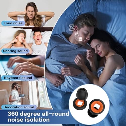 1 Pair Motorcycle Ear Plugs – 27dB Noise Reduction for Wind & Engine Noise, Reusable Soft Silicone Earplugs for Riding, Outdoor Sports, Sleep & Travel, Comfortable Hearing Protection for Men & Women — view 6