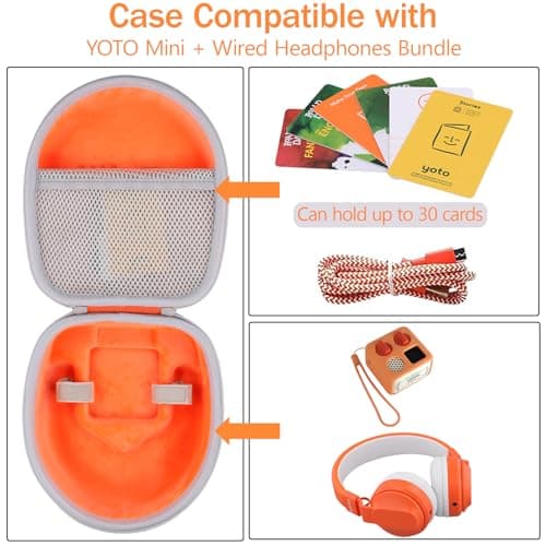 co2CREA Hard Storage Case Compatible with Yoto Mini Player & Yoto Headphone — view 2