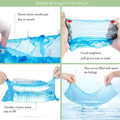 LCPCX Disposable Shoe Covers 100 Pack for Shoe Cover Dispenser — view 2