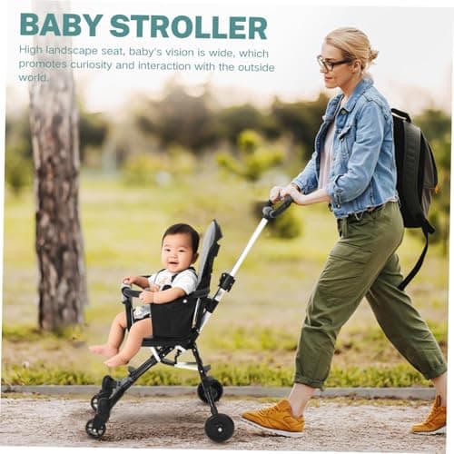 Baby Stroller Lightweight Portable One Click Fold High View — view 5