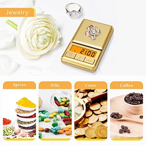 UNIWEIGH Mini Pocket Scale 100g/0.01g, Digital Gram Scale with Cover — view 6