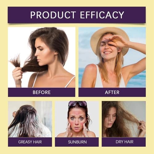 Ginger Hair & Scalp Sunscreen Spray SPF30 - Mineral UV Protector, Non Greasy Weightless Mist with Keratin Panthenol, 100ml Sun Protection for Colour-Treated Strands, Beach & Travel — view 5