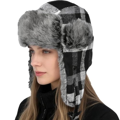Winter Trapper Hat Plug-in Plush 3-Temperature-Setting Protection