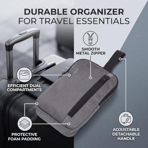 OPPWONG Travel Organizer for Neck Reading Light, Durable Construction — view 4