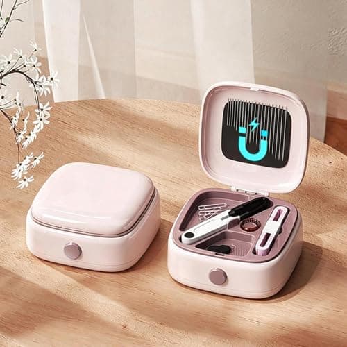 Sewing Box Magnetic Needle Storage with Thread Holder — view 3