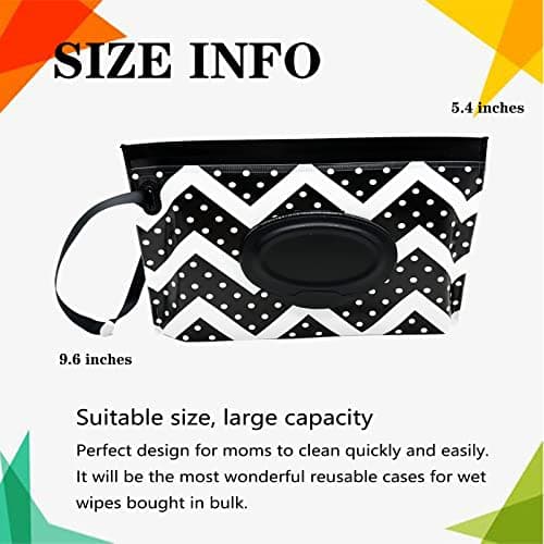 ULVBABI 3 Pack Portable Wet Wipe Pouch Dispenser, Reusable Baby Diaper Disposal Bags, Refillable Personal Travel Clutch Dispenser Holder (Wave, Feather & Tie-Dyed Pattern) — view 2