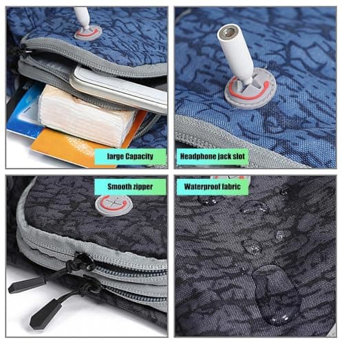 Fanny Pack Adjustable Belt Pouch with Water Bottle Holder — view 5