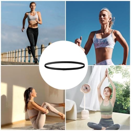 Workout Headband - Silicone Elastic Sports Hair Band | Non Slip Sweat Wicki — view 5