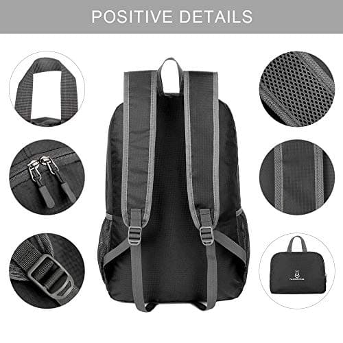 FLAMEHORSE Lightweight Foldable Backpack 30L Packable Rucksack — view 6